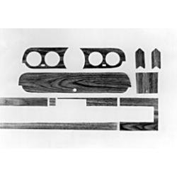 1965-66 MUSTANG WOODGRAIN GLOVE BOX TRIM KIT